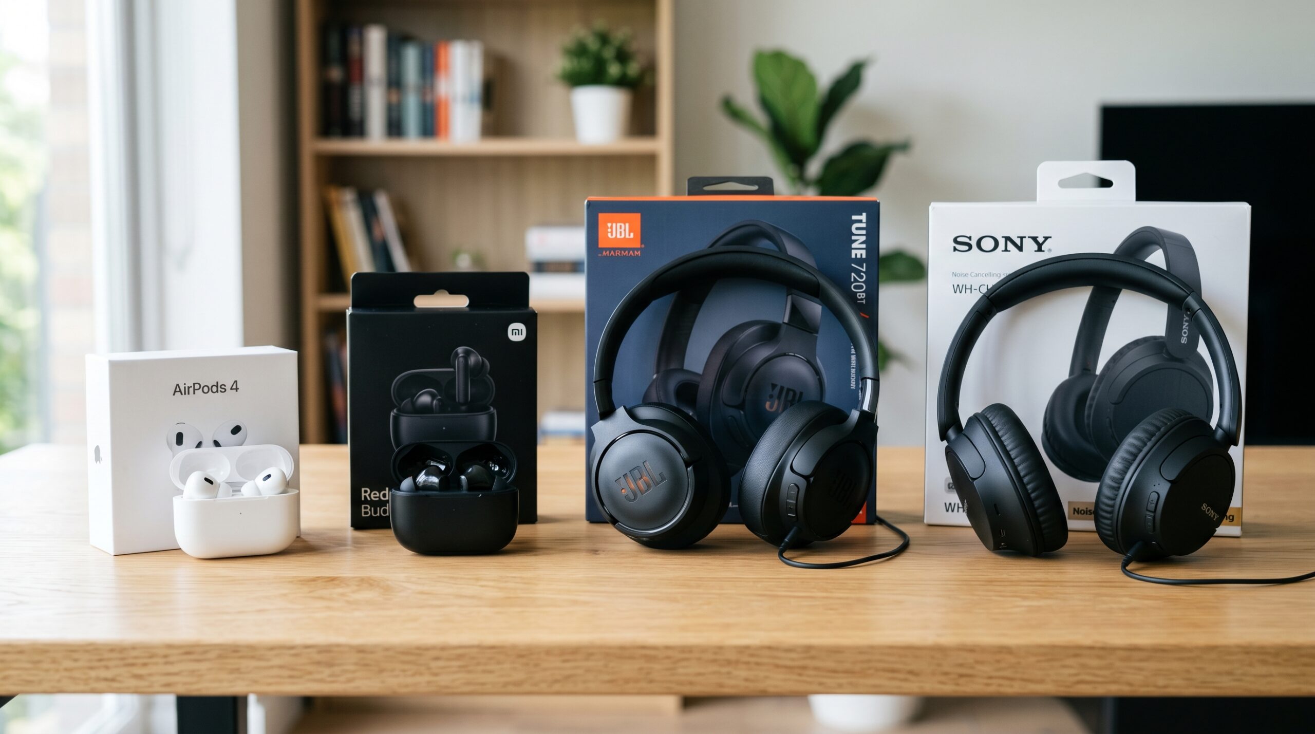AirPods 4 vs Redmi Buds 8 Pro vs JBL vs Sony